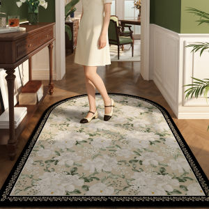 Retro French Style Water-Absorbent Quick-Dry Anti-Slip Cuttable Doormat