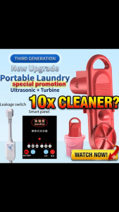 [SG Stock] Upgraded 3rd Gen Mini Portable Washing Machine | 2.5KG Smart Timer Washer | Hand-Wash Imitation for Underwear & Baby Clothes | Compact Semi-Auto Laundry