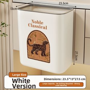 evesigar | Wall Mount Multi-use Trash Bin Kitchen Paper Holder