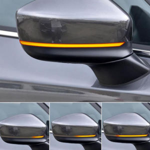Black LED Dynamic Turn Signal Blinker Sequential Indicator Side Mirror Light Lamp For Mazda CX-5 KF CX-8 2017-2019 CX-9 TC