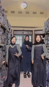 Long Dress Jeans Wanita Ukuran Jumbo Big Size Denim Zasia Panjang