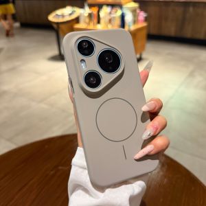 Magnetic Shockproof Liquid Silicone Phone Case