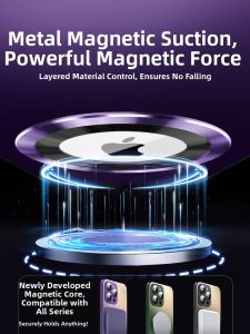 X-IT | Frosted Glass Magnetic iPhone Case with Lens Film
