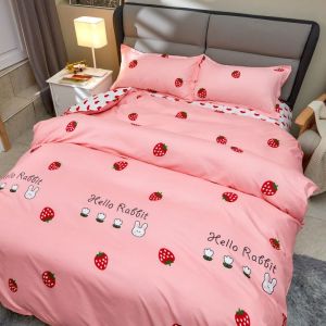 Doraemon cartoon quilt cover quilt cover jingle cat bed sheet four-piece set student dormitory singlMulti-ItADream Cartoon Duvet Cover Duvet Cover Pokonyan Bed Sheet Four-Piece Student Dormitory Single 3 PCs Setsiwuge4.5