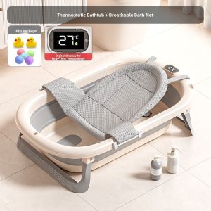 Large Size Foldable Baby Bath Tub Nursery Children Bath Bucket Sitting Lying down Newborn Infant Bath Tub Plastic Baby Supplies