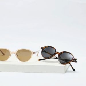 Grey Jack Kacamata Hitam Sunglasses Polarized Bentuk Oval Modis Fashion Korean Style Bahan TR90+Acetate Fashion Pria dan Wanita SA 58277