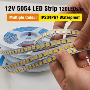 Hunta 5M 5054 Cutting LED Multi-color Linear Light Strip DC12V IP67 Waterproof LED Light Strip Holiday Atmosphere Indoor Decoration Light Strip