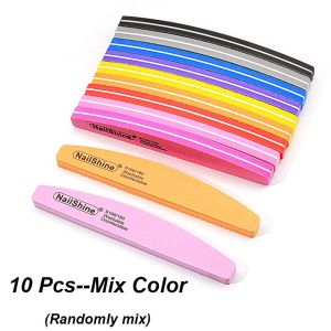 Bộ Dũa Móng Tay Hai Mặt Nhiều Màu Sắc 10/30 Cái Bộ Dụng Cụ Đánh Bóng Móng Tay Dũa Móng Làm Mịn Móng Dùng Cho Chăm Sóc Móng Tay Và Chân