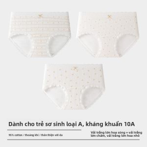 Quần lót bé gái MiiOW  vải cotton mỏng thoáng khí in họa tiết - mùa hè
