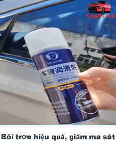 Chai Xịt Gioăng Cửa Kính Ô Tô Chống Kẹt Kính Bảo Dưỡng Cao Su Cửa Nóc Xe Hơi Nin198 Shop