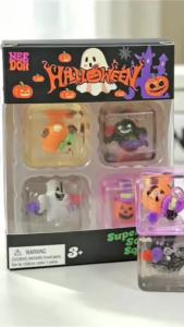 NeeDoh | Schylling Needoh Halloween Phiên Bản Giới Hạn Đồ Chơi Giác Quan Mini Ice Cube 4-Pack Giúp Giảm Căng Thẳng Và Hỗ Trợ Người Tự Kỷ Phù Hợp Cho Lứa Tuổi Từ 14 Trở Lên