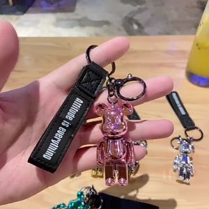 W2 Bearbrick School Bag Key Chain Cute Portable Stationary mini accessories for Children Student Beg pencil case