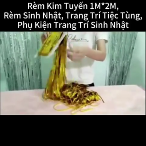 Rèm Kim Tuyến 1M*2M Rèm Sinh Nhật Trang Trí Tiệc Tùng Phụ Kiện Trang Trí Sinh Nhật -RA888