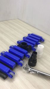 Vacuum Head 12 Roda - Kepala Vacuum Kolam Renang Hitam 12 Roda