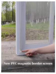 NestNest Adjustable Window DIY Magnetic Window Screen Anti-Mosquito Magnetic Mesh Full Screen Frame Magnetic Strip#SC03