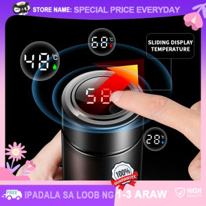 Smart Vacuum Cups with LED Temperature Display Japanese Original 304 Stainless Steel Insulated Water Bottles Suitable for Drinking Coffee Tea Heat Cold Preservation Home Office Car Travel Use