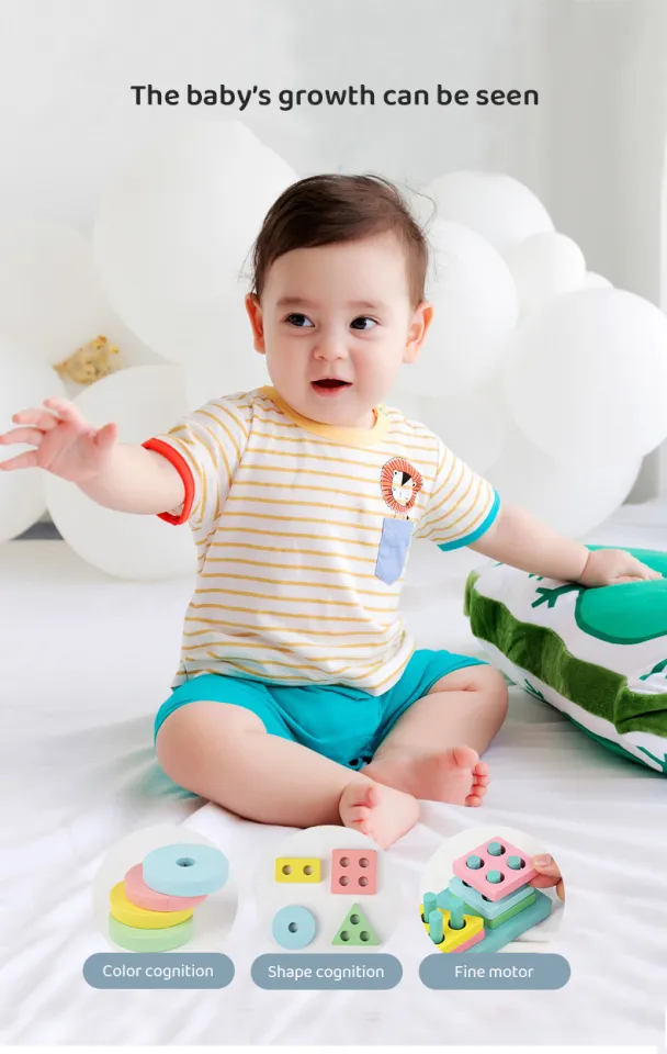 Montessori Wooden Toys for Babies Boy Girl Gift Baby Development