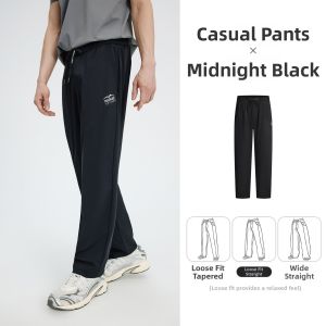 NVG·YOUNG | Elastic Casual Pants for Men Lightweight Straight Fit with Drawstring