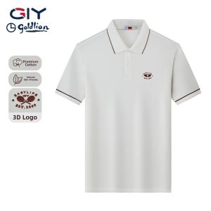GYgoldlion | Cool Feeling Mens Short Sleeve Polo Shirt