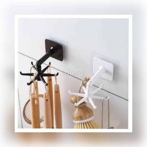 ที่แขวนติดผนัง พร้อมส่ง ติดเพดานตะขอแขวนตะขอแปะผนังตะขอแขวนติดผนัง หมุนได้ 360 (CH0609) โปรดอ่านรายละเอียดก่อนสั่งซื้อ