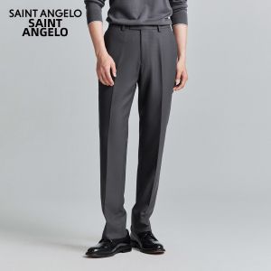 Business Dress Trousers Mens Pure Color Trousers