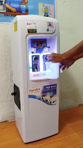 WATER VENDO (FREE TARPAULIN)- UNIVERSAL COINSLOT (HOT AND COLD WATER) - WATER VENDING TUBIG MACHINE - HULOG-HULOG COINS TUBIG MACHINE - EUREKA EXCEL BRAND FAST COOLING MACHINE