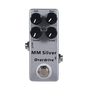 Mosky MM Bạc Overdrive Guitar Effect Pedal 4 Nút Tăng Âm Lượng Bass Treble Hiệu Ứng Âm Thanh Phụ Kiện Guitar