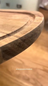 24H SHIP) Italian SMEG Solid Wood Cutting Board Chopping Board Double Side Acacia Wood Lacquer-Free Wax-Free Antibacterial Mildew