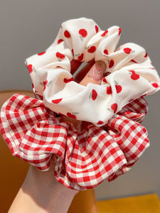 MENGWUZHENPIN | Cute Red Apple Flower Headband Elastic