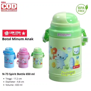 Lion Star Botol Minum Anak N-73 Spirit Bottle 650 ml