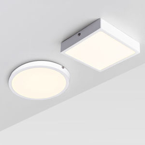 Ultra-Thin Reversible Surface-Mounted LED Downlight round Square 2cm Panel Light Hallway Kitchen Bathroom No Punching Ceiling Light