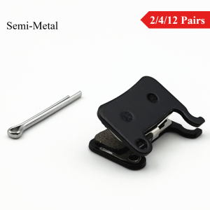 Semi-Metal 2/4/12 Pairs Disc Brake Pads for Mountain Bike for Shimano Xiaomi Zoom HB100 HB870 HB875 A01S Deore M595 XTR M966