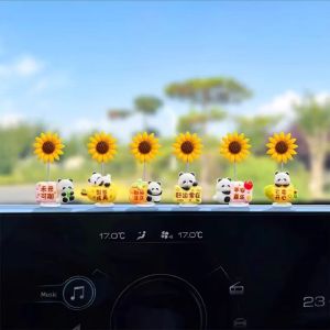 Creative Stress-Relieving Panda Car Ornament