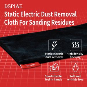 Dspiae DC-25 Electrostatic Dust Removal Cloth for Sanding Grinding Gundam Gunpla DIY GK Making Mode Tool Special-purpose Fast Model Cleaning Tool