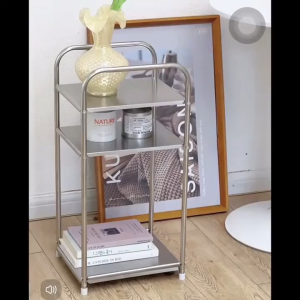 2/3 Tier stainless steel heavy-duty bedroom rack household storage rack Living Room