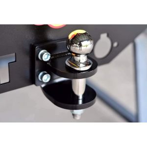 ตุ้มลากหัวบอล 2 ชั้น + แกนเสียบ หางลาก 2 ชั้น หัวบอลลากเทนเลอร์ สลักเสี่ยงกัน 2 ชั้น หัวบอล 2 นิ้ว + แป้นเสียบ 50*50 มม