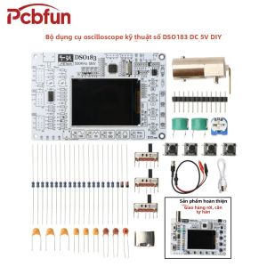 DSO183 DC 5V DIY Bộ Dao Động Ký Số Kỹ Thuật Số 0-500kHz Giao Diện Type-C Bộ Dụng Cụ Dạy Hàn Điện Tử Dành Cho Những Người Đam Mê Điện Tử