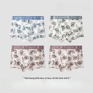 MiiOW | Quần lót nam Catman Cotton nguyên chất mùa hè mỏng thoáng khí thoải mái quần đùi cạp vừa chống khuẩn