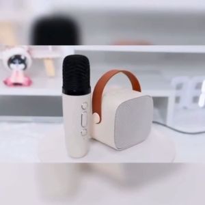 Speaker Bluetooth Karaoke Wireless ERRLY K1 All In One Set MINI Speaker Microphone 2Mic/1Mic