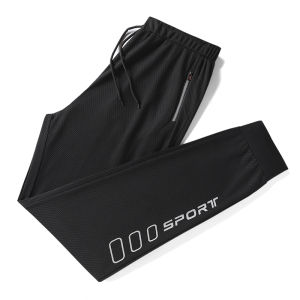 Outdoor Stretch Quick-Dry Pants Mens Plus Size Ice Silk Jogger Pants Sports Pants Running Breathable Quick-Drying Climbing Pants Summer