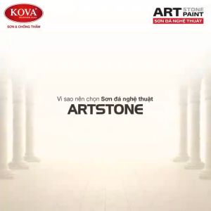 Sơn giả đá Kova Art Store  (5kg). sơn đá nghệ thuật được tổng hợp từ các vật liệu.