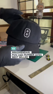 RCKLS. Polo Cap Angka (7) | Topi denim I topi Pria