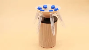 Portable Hand-Powered Centrifuge | Manual Lab Separator for Science Projects | STEM Educational Toy for Kids & Students | 3D Printed DIY Lab Equipment