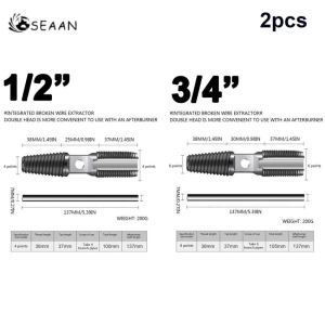 ⭐️【Local warehouse+COD】⭐2 In 1 Faucet Water Pipe Triangle Valve Screw Extractor Damaged Broken Wire Water Pipe Bolt Remover Multipurpose House Drill Bit
