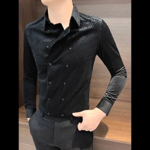 Áo sơ mi nam chất nhung dày dặn cao cấp trẻ trung - N74