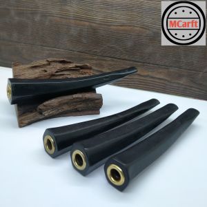 Pipa once padutan kayu kelor hitam model segi enam B81