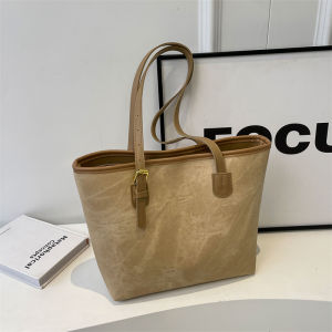 Fashionable Large Capacity Single Shoulder Commuter Bag Womens 2025 Spring Summer New Style Student Class Tote Bag