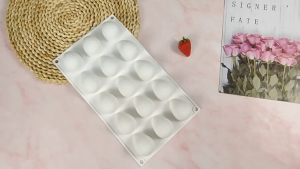 BHQ Strawberry Silicone Baking Mould Mousse Cake Mold DIY Chocolate Jelly Pudding Mold Acuan Kek 蛋糕模具