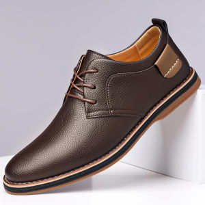 NUDANLAI | Vintage Business English Style Spring Autumn Leather Shoes