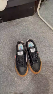 Sepatu Pria Wanita XternalStepSure Zeus Storm Low Black Gum Reflective Rainbow Casual Leather